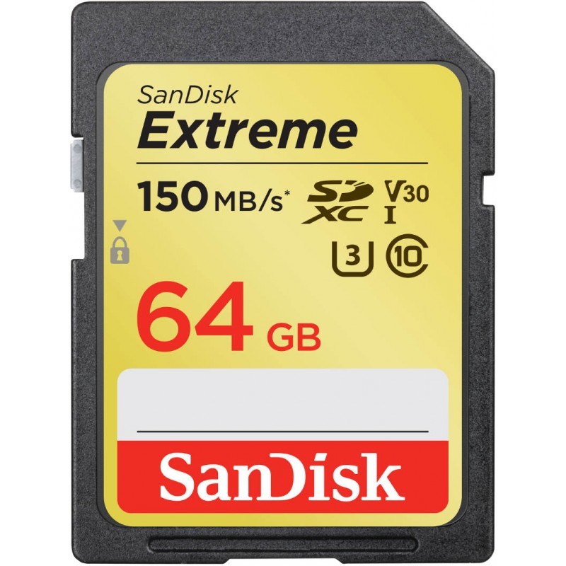 Karta pamięci Extreme SDXC 64GB 150/60 MB/s V30 UHS-I U3 