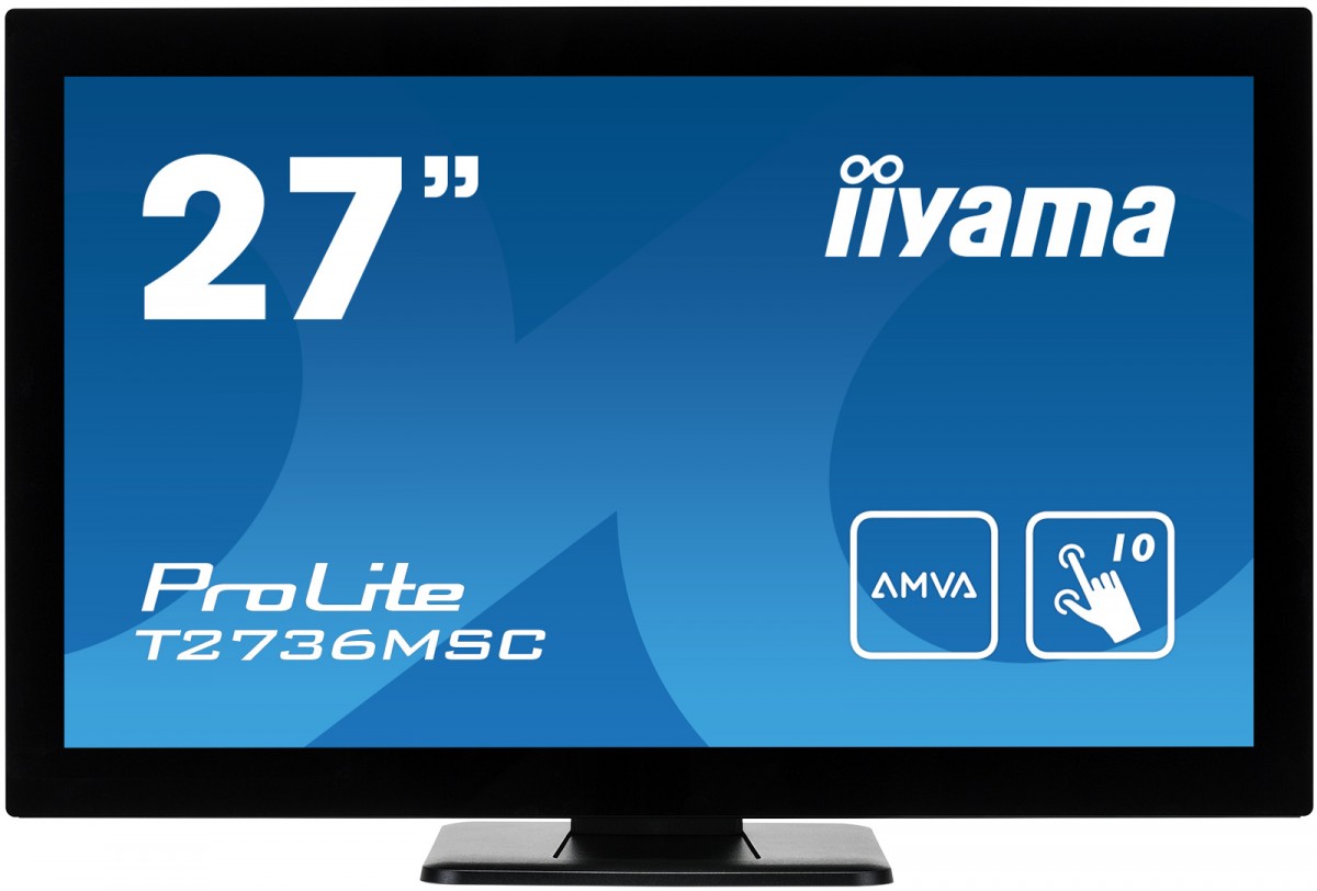 Monitor 27 T2736MSC-B1 AMVA, 10pkt, pojemnościowy, HDMI, DP, USB