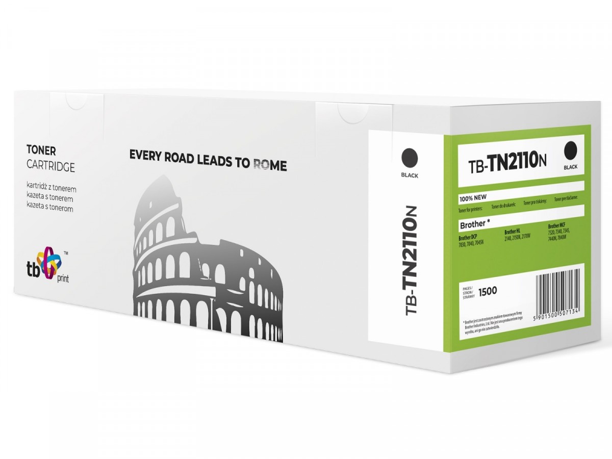 Toner do Brother TN2110 TB-TN2110N BK 100% nowy