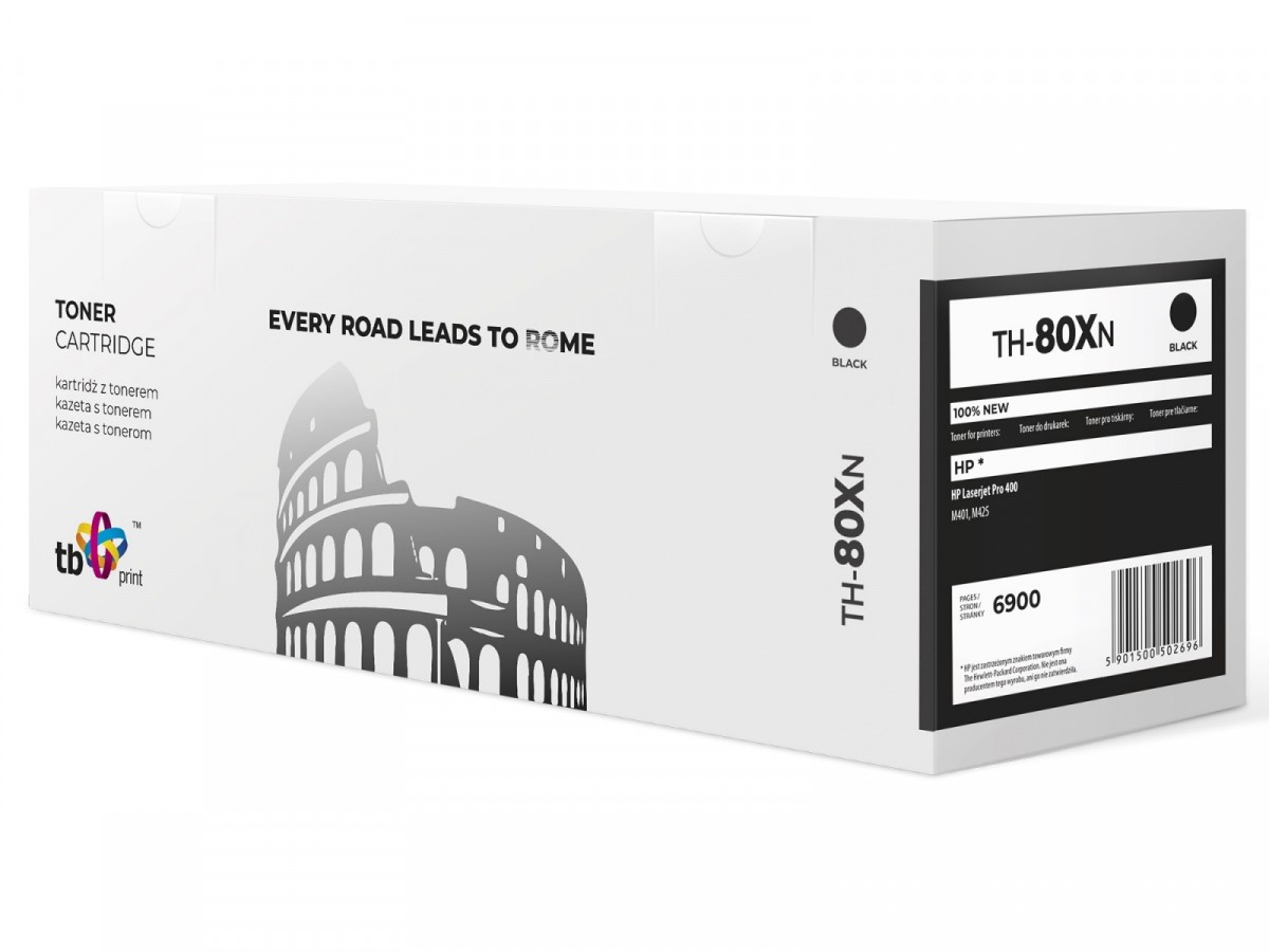 Toner do HP LJ Pro 400 TH-80XN BK 100% nowy