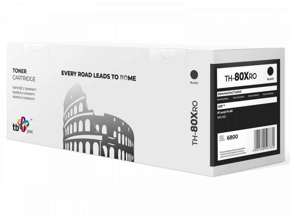 Toner do HP LJ Pro 400 TH-80XRO BK ref.