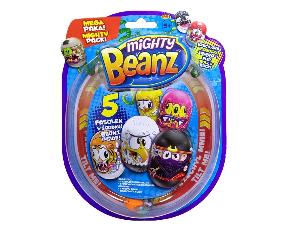 Figurki Fasolki Mighty Beanz - 5-pak blister