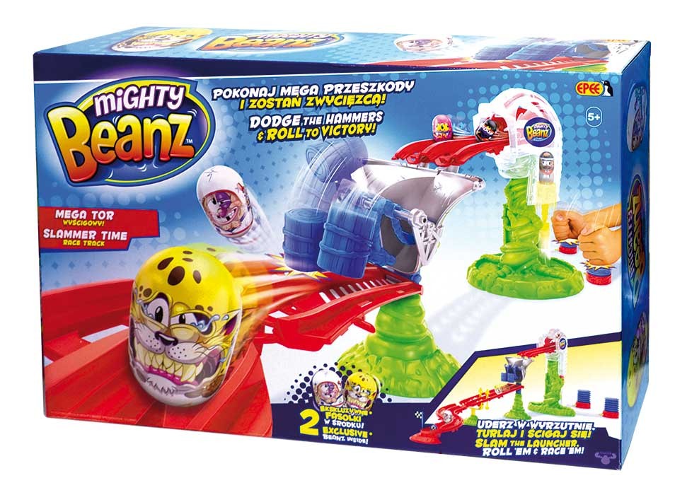 Figurki Fasolki Mighty Beanz - Zestaw Mega tor z 2 fasolkami