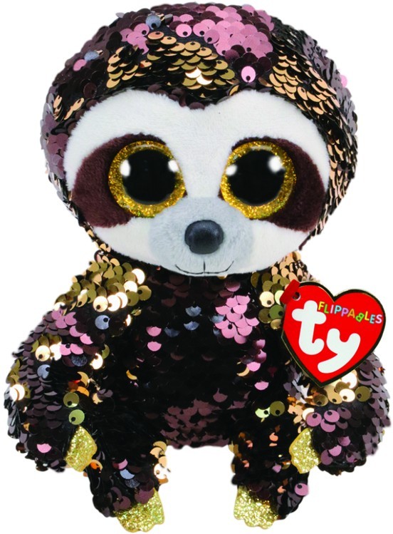 Maskotka TY Beanie Boos Flippables Cekinowy leniwiec 15 cm