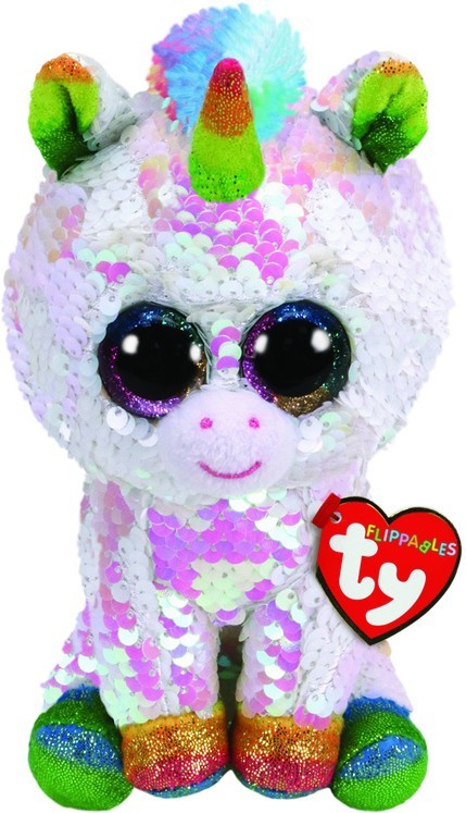 Maskotka TY Beanie Boos Flippables Cekinowy Jednorożec Pixy 15 cm