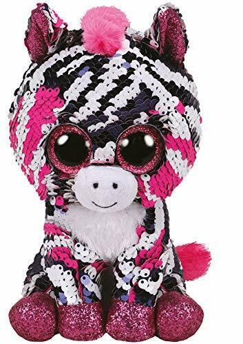 Maskotka Beanie Boos Flippables Cekinowa Zebra Zoe 15 cm