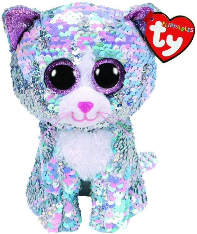 Maskotka TY Beanie Boos Flippables Cekinowy Kot Whimsy 15 cm