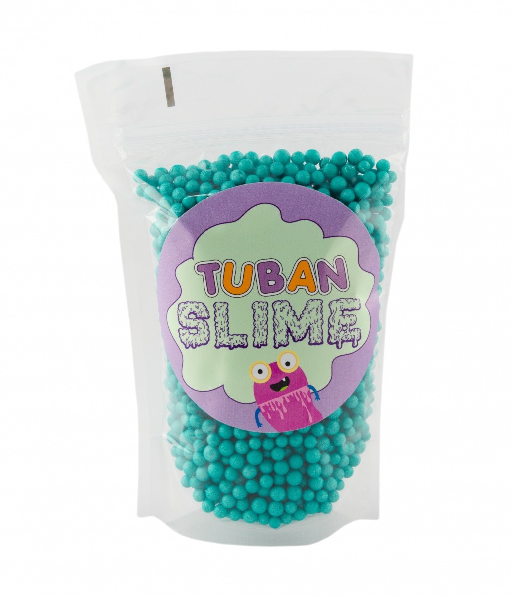 Kulki styropianowe Slime 0,2l - Turkusowy