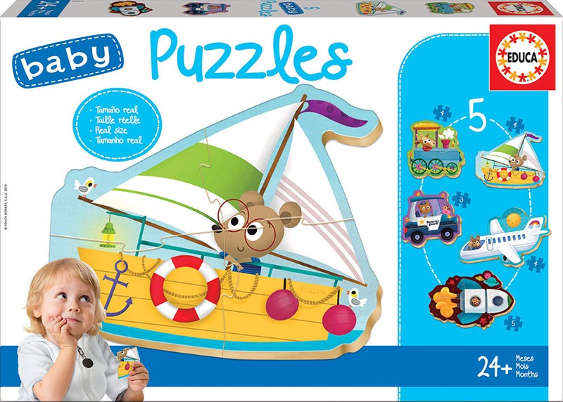 Puzzle Baby Pojazdy 2