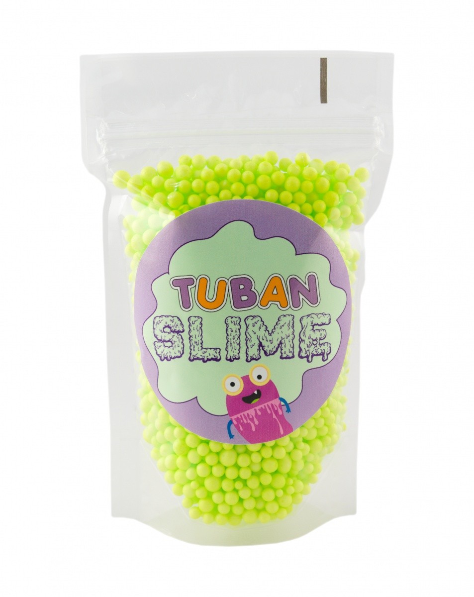 Kulki styropianowe Slime 0,2l - Limonkowy