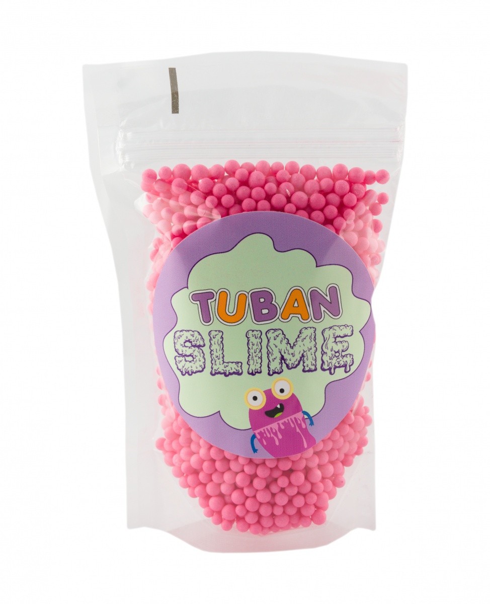 Kulki styropianowe Slime 0,2l - Różowy