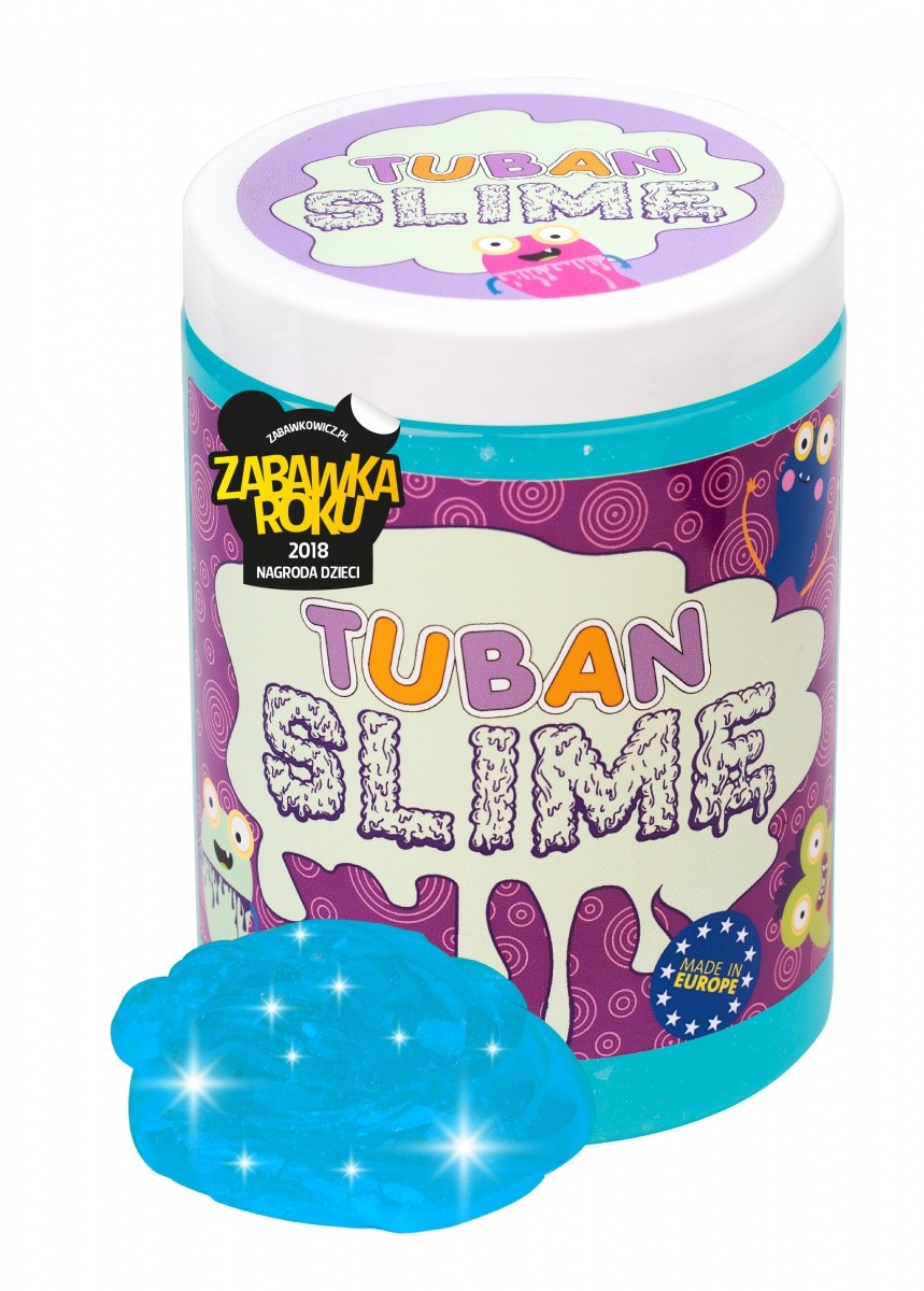 Masa plastyczna Super Slime Brokat neon niebieski 1 kg