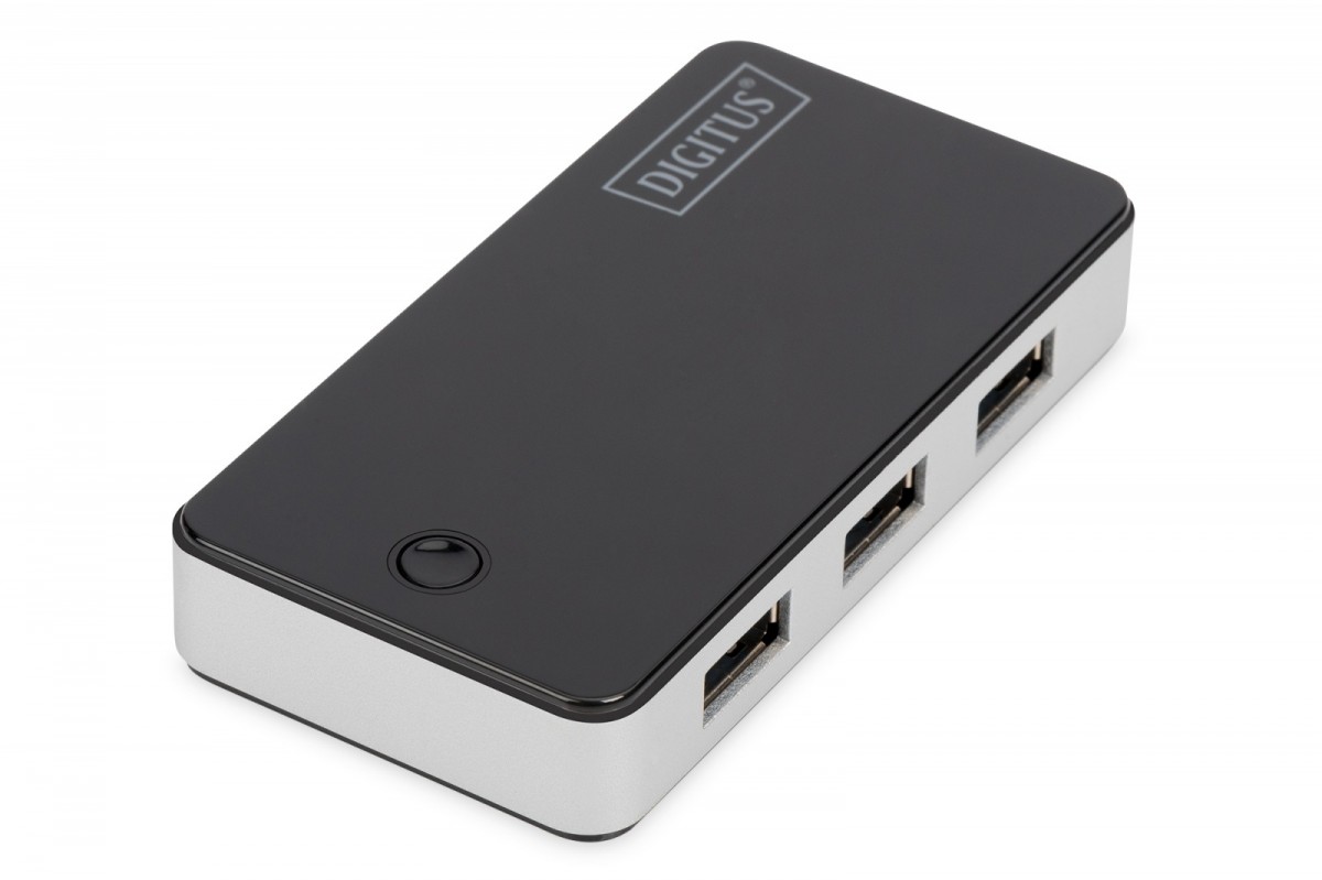 Hub USB 3.0 4-portowy SuperSpeed 5Gbps, czarny