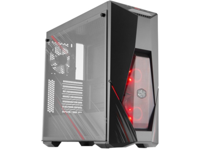 Obudowa MasterBox K500 Phantom Gaming z oknem, RGB, czarna 