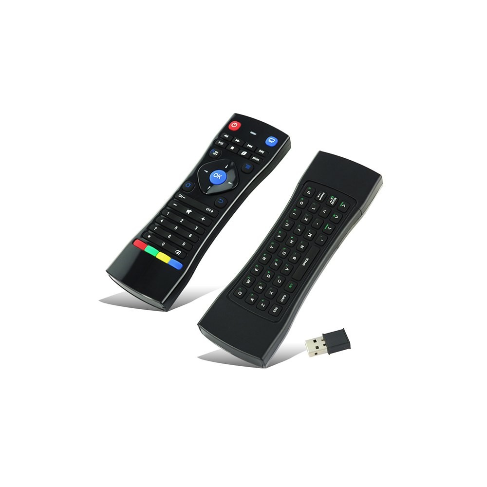 Air mouse z bezprzewodową klawiaturą i pilotem do Android / Smart TV Box USB