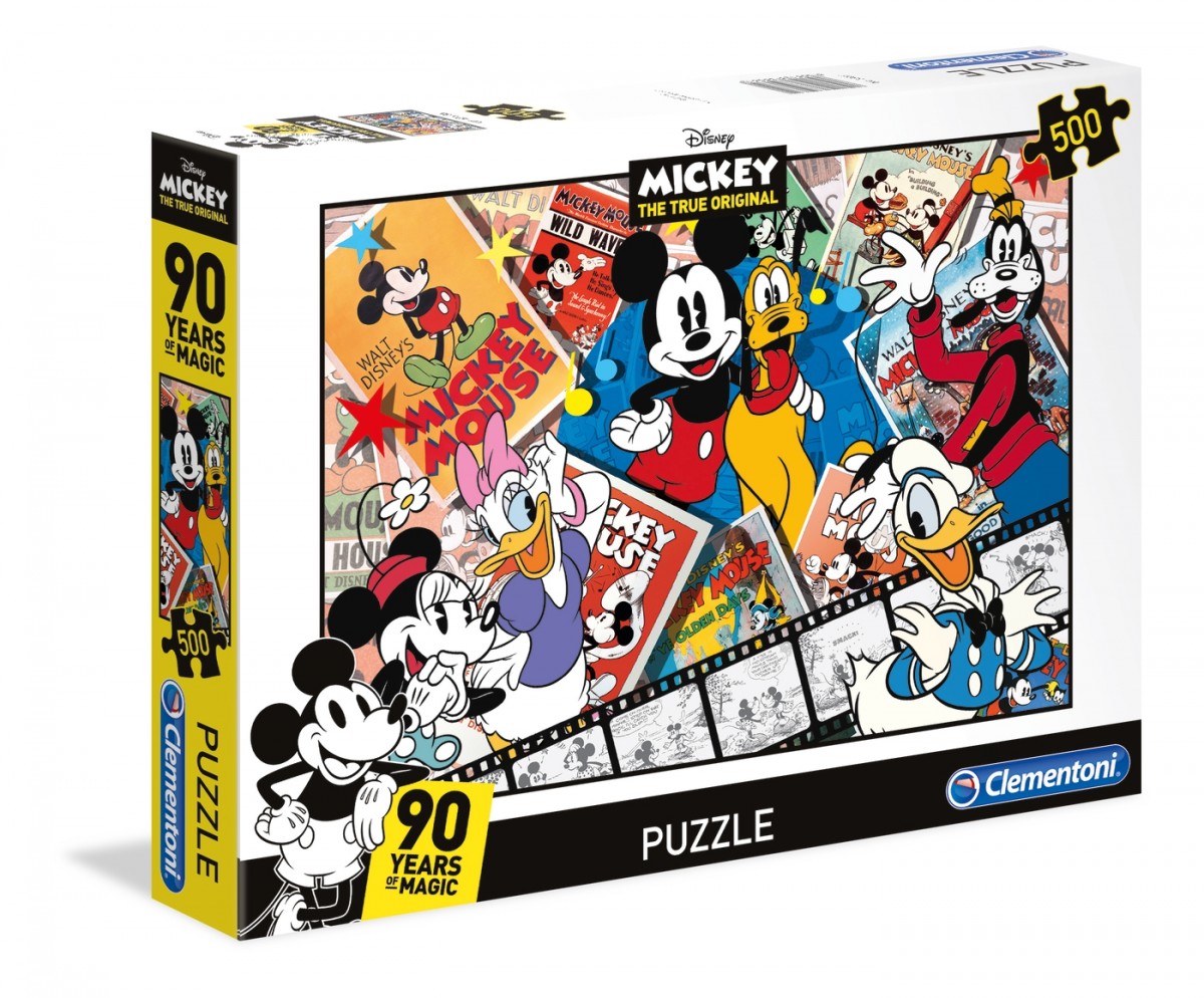 Puzzle 500 elementów Mickey 90th