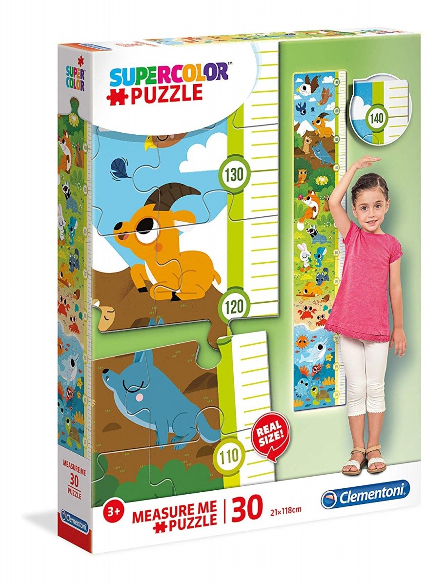 Puzzle 30 elementów Measure Me - Słodkie zwierzątka