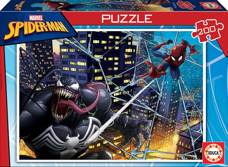 Puzzle 200 elementów Spider Man