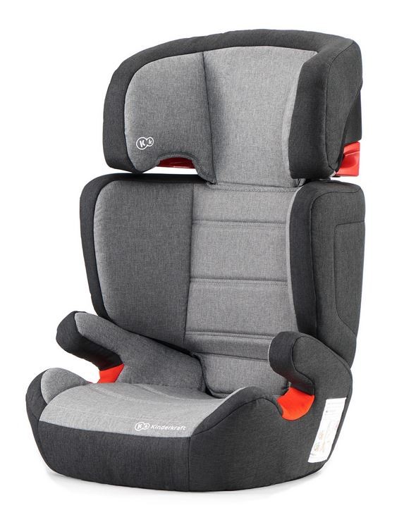 Fotelik Junior Fix Isofix czarny/szary