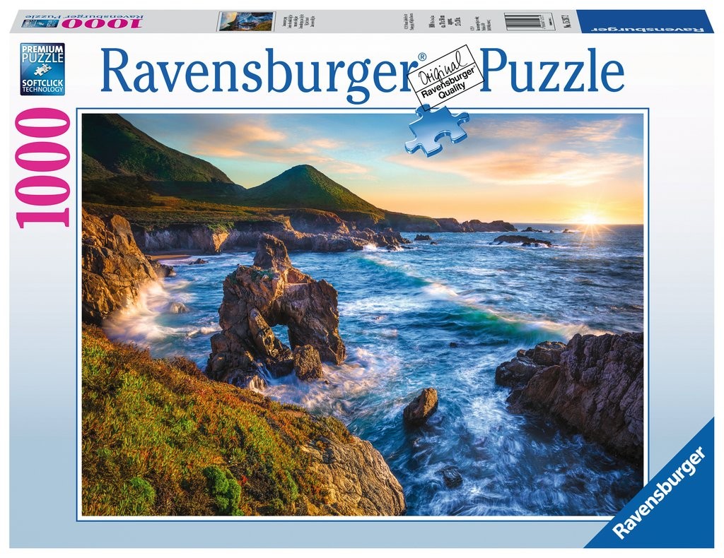 Puzzle 1000 elementów - Zachód słońca nad oceanem