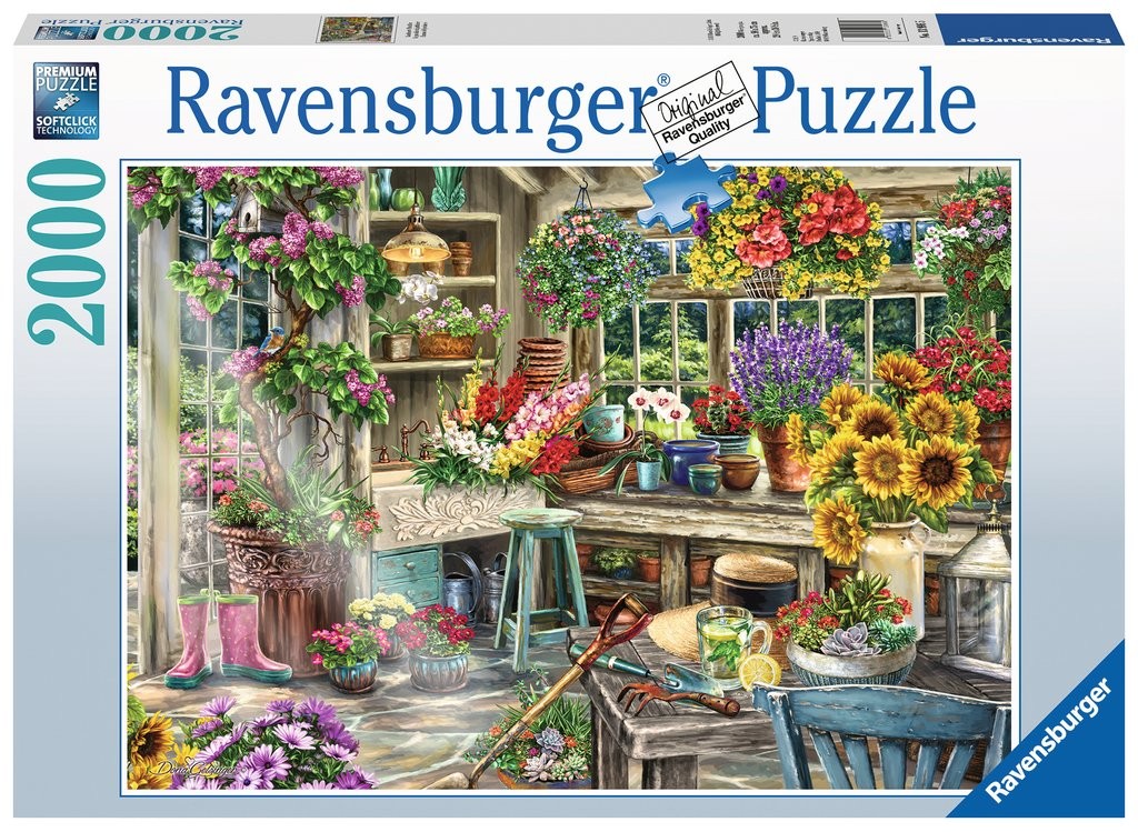 Puzzle 2000 elementów - Rajski ogród