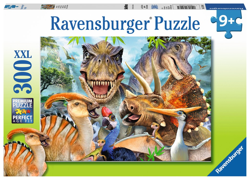 Puzzle 300 XXL elementów - Dinozaury