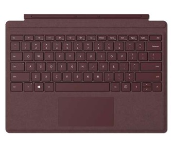 Klawiatura Surface Pro Signature Type Cover Burgundy Commercial 