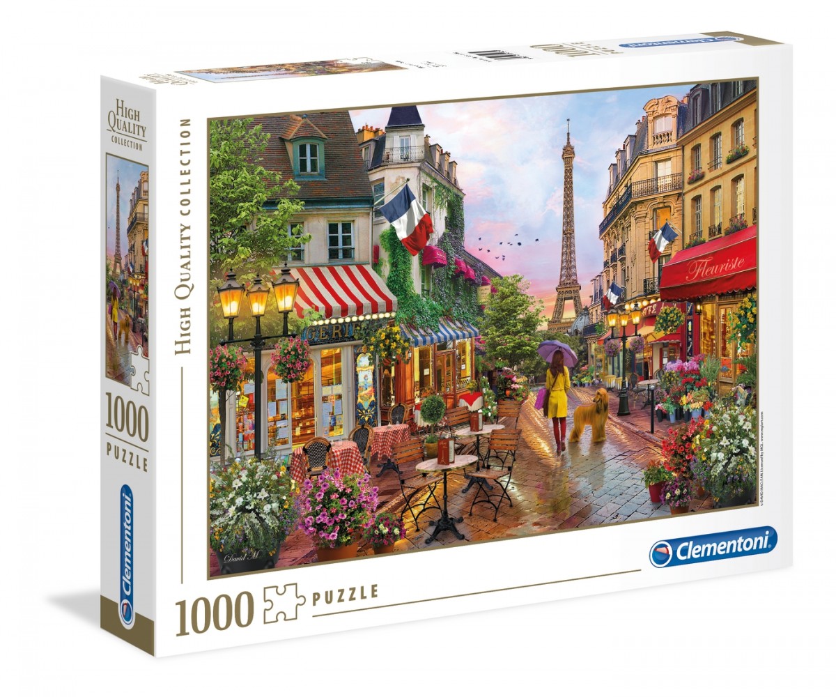 Puzzle 1000 elementów High Quality Collection - Kwiaty w Paryżu