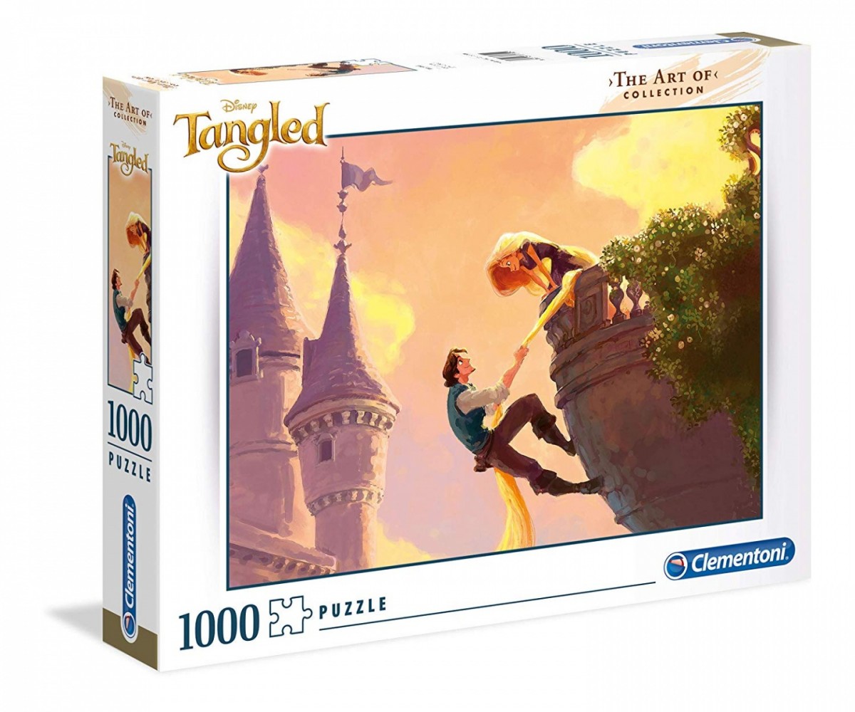 Puzzle 1000 elementów - The Art of Disney, Zaplątani