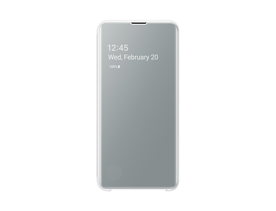 Etui Clear View Cover S10e białe