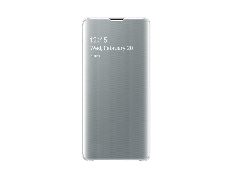 Etui Clear View Cover S10 białe