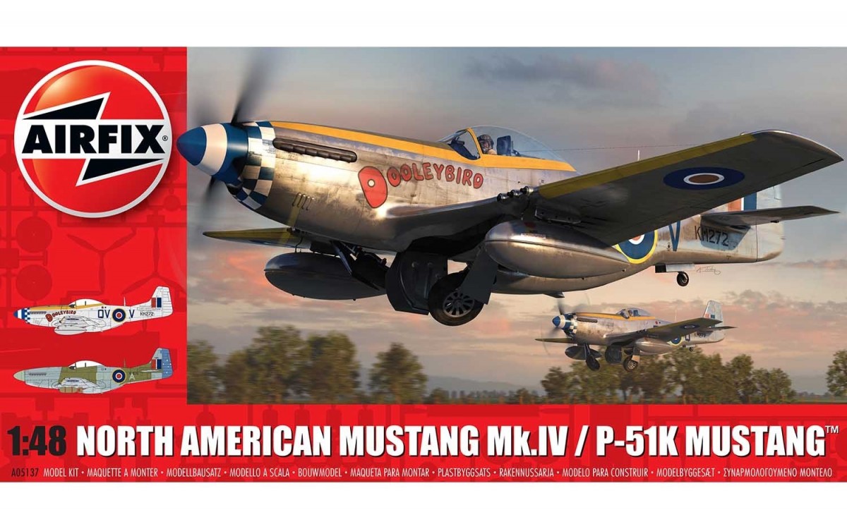 Model plastikowy North American Mustang Mk.IV