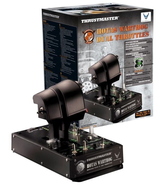 Joystick  Hotas Warthog PC  Dual Throttles