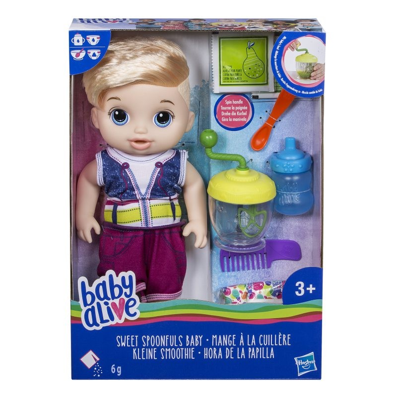 Baby Alive Lala Słodka Przekąska Blondyn