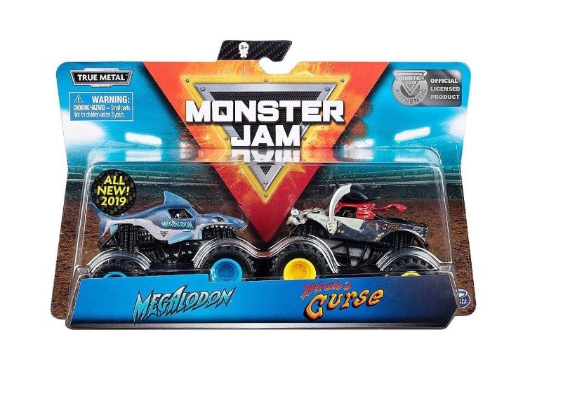 Auta MONSTER JAM 1:64 2- pak, Megladon vs. Pirate