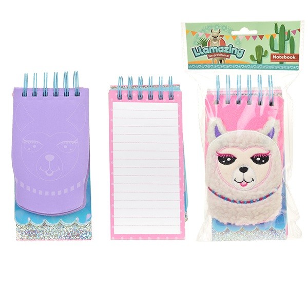 Notes brokatowy z lamą Toi-Toys 41207 Llamazing