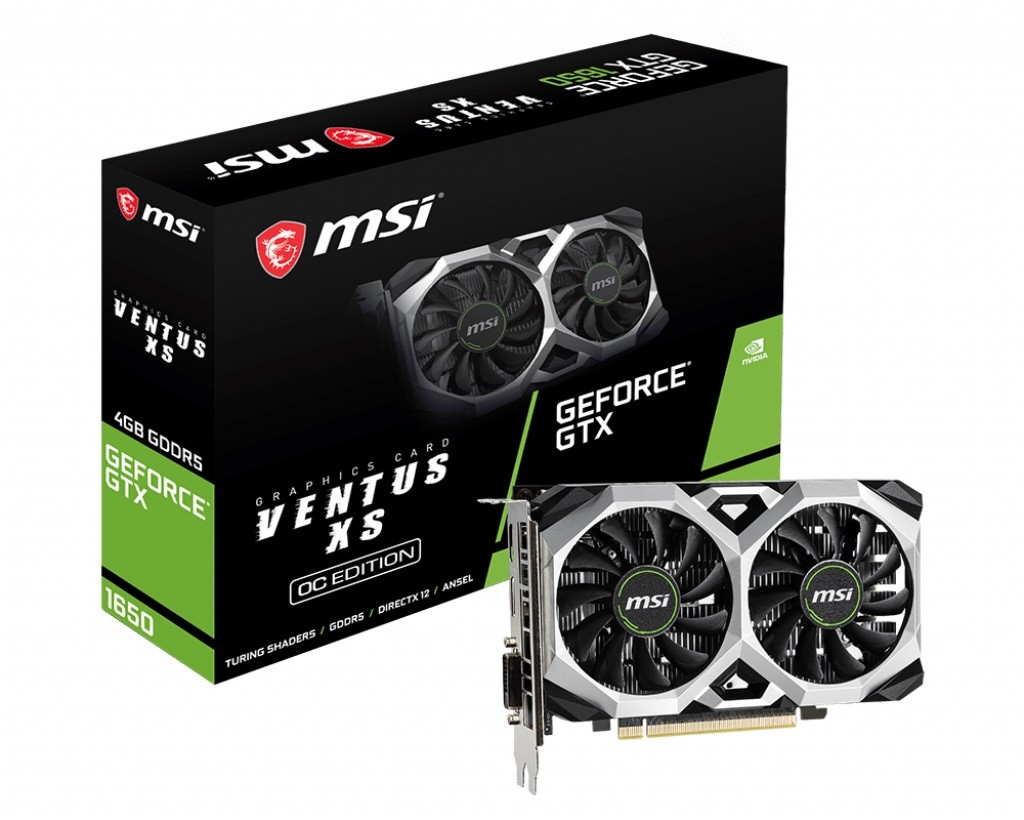 Karta graficzna GeForce GTX 1650 VENTUS XS 4G OC