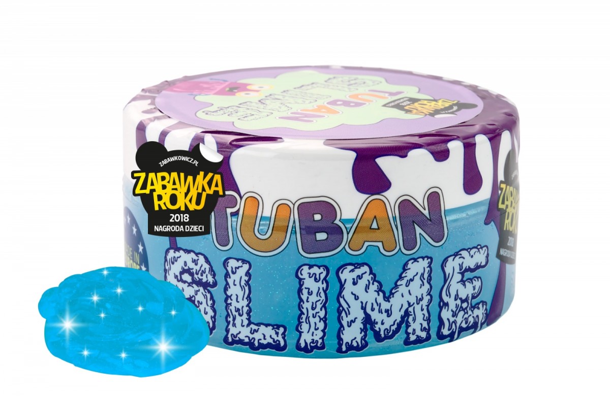 Masa plastyczna Super Slime Brokat neon niebieski 0,2 kg