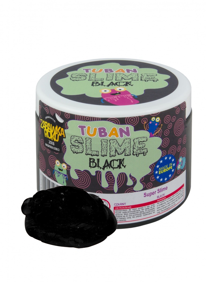 Masa plastyczna Super Slime czarny 0,5 kg