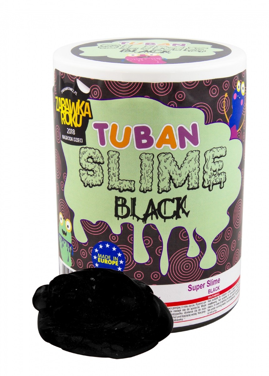 Masa plastyczna Super Slime czarny 1 kg