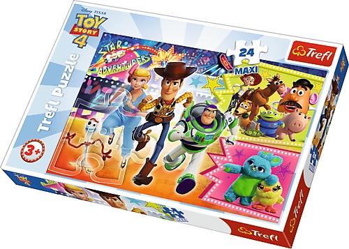 Puzzle 24 elementy Maxi -Toy Story, W pogoni za przygodą