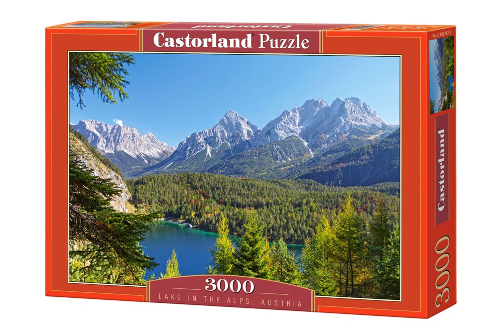 Puzzle 3000 elementów - Jezioro w Alpach, Austria