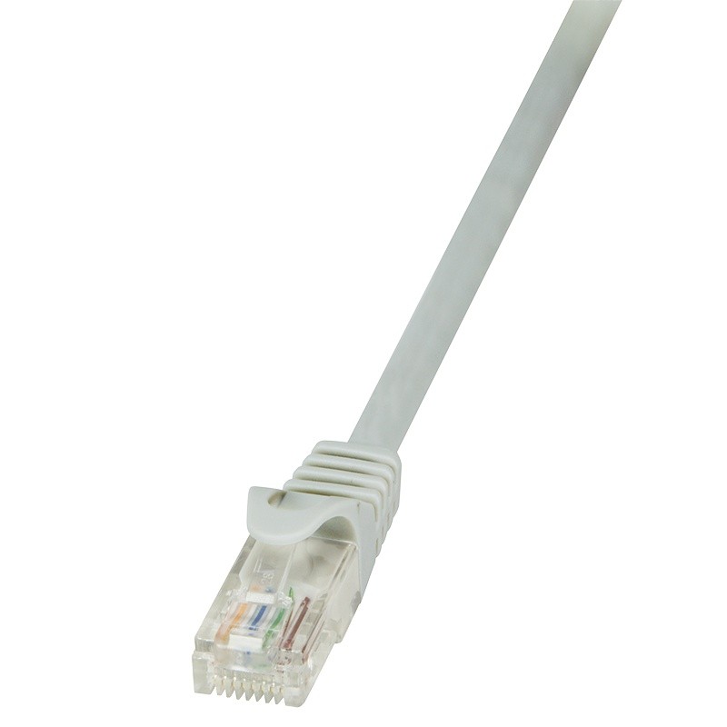 Patch Cable CAT.5e U/UTP; 0.5m; szary, 10szt. 