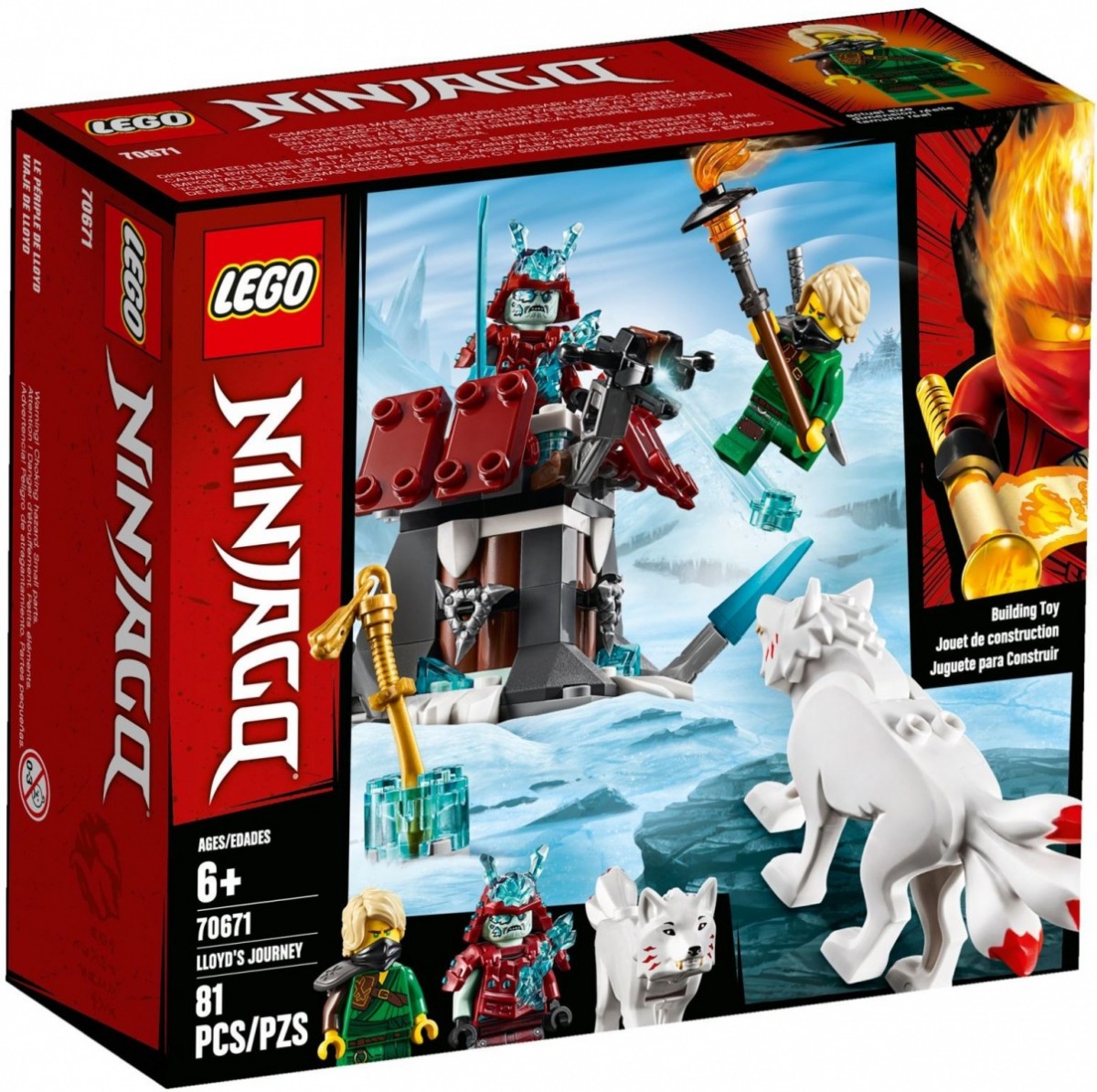 Klocki Ninjago Podróż Lloyda