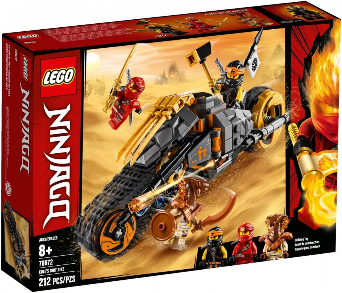 Klocki Ninjago Motocykl Colea