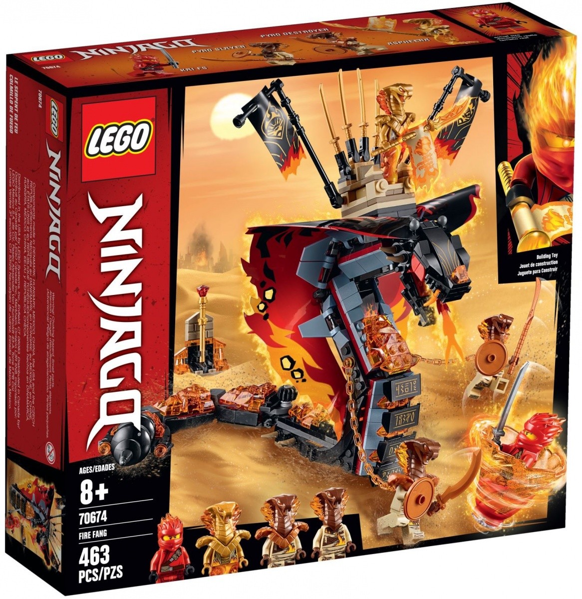 Klocki Ninjago Ognisty kieł