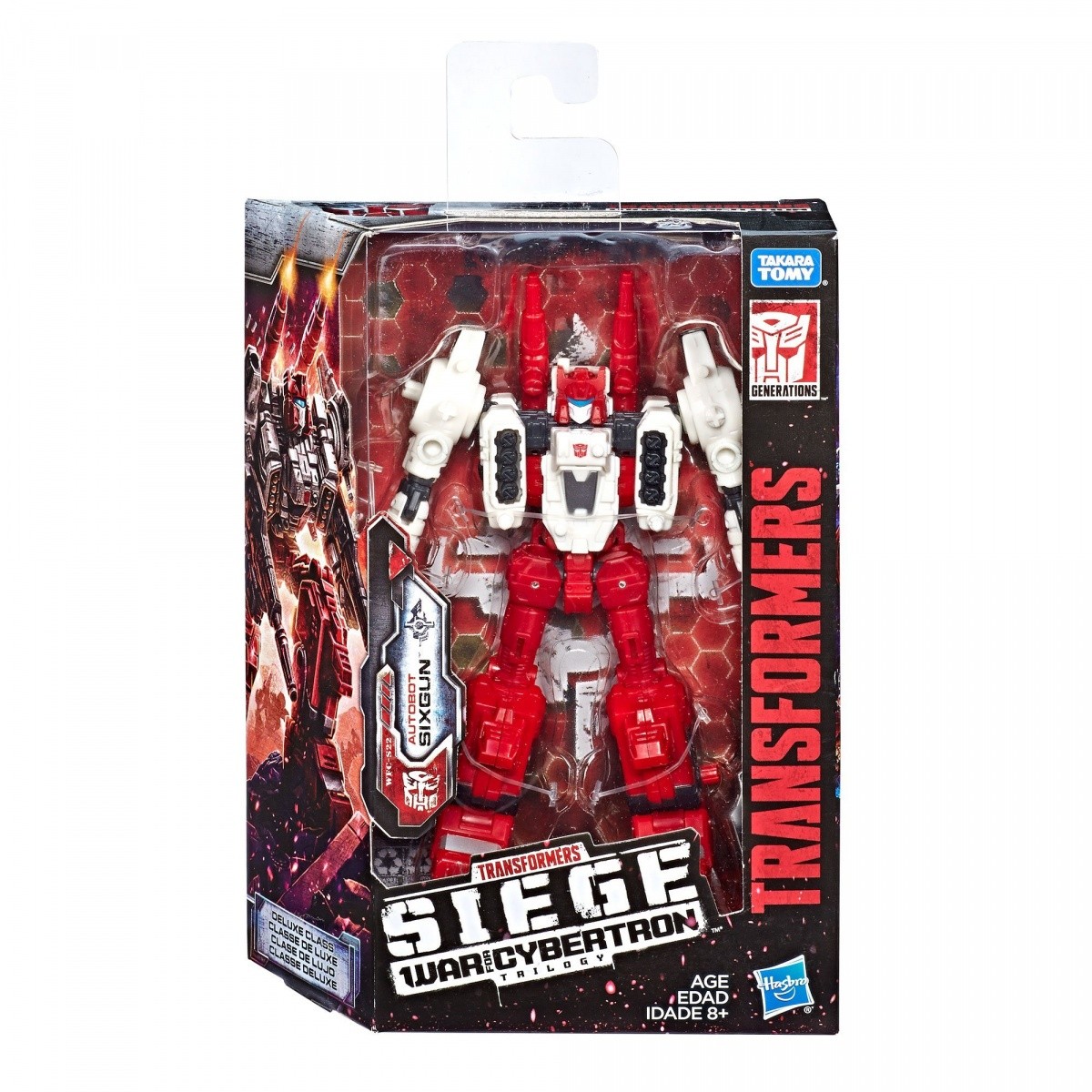 Figurka Transformers Generations War for Cybertron Deluxe Sixgun