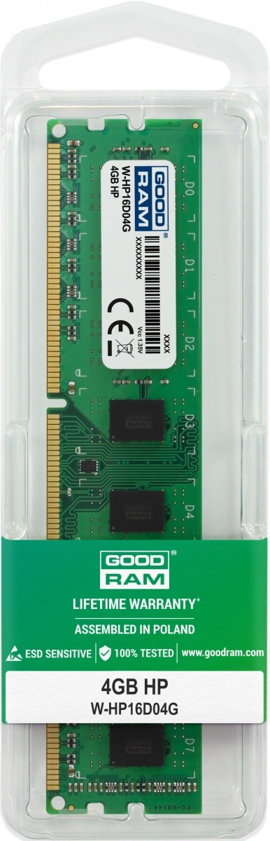 Pamięć dedykowana desktop HP 4GB/1600(1333/1066)