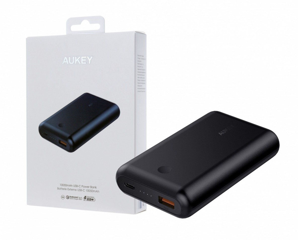 PB-XD10 Black ultraszybki Power Bank | 10050 mAh | 2xUSB | 5.4A | Quick Charge 3.0 | Power Delivery | kabel USB-C