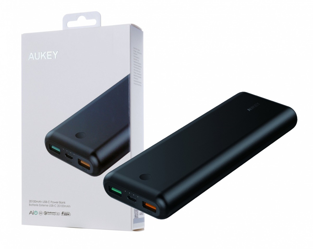 PB-XD20 Black ultraszybki Power Bank | 20100 mAh | 3xUSB | 7.4A | Quick Charge 3.0 | Power Delivery | kabel USB-C